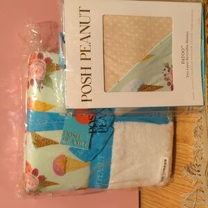 Posh Peanut baby blanket bundle